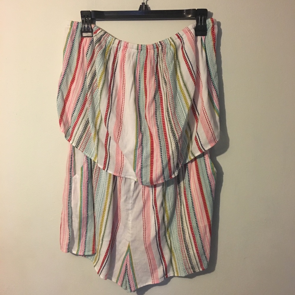 Strapless Romper